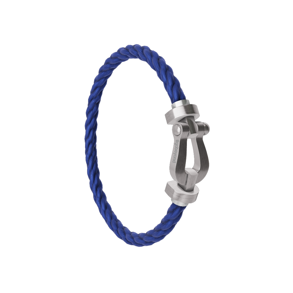 Bracelet Câble Marine — Bleu Indigo — vue 3 | COMOCLO