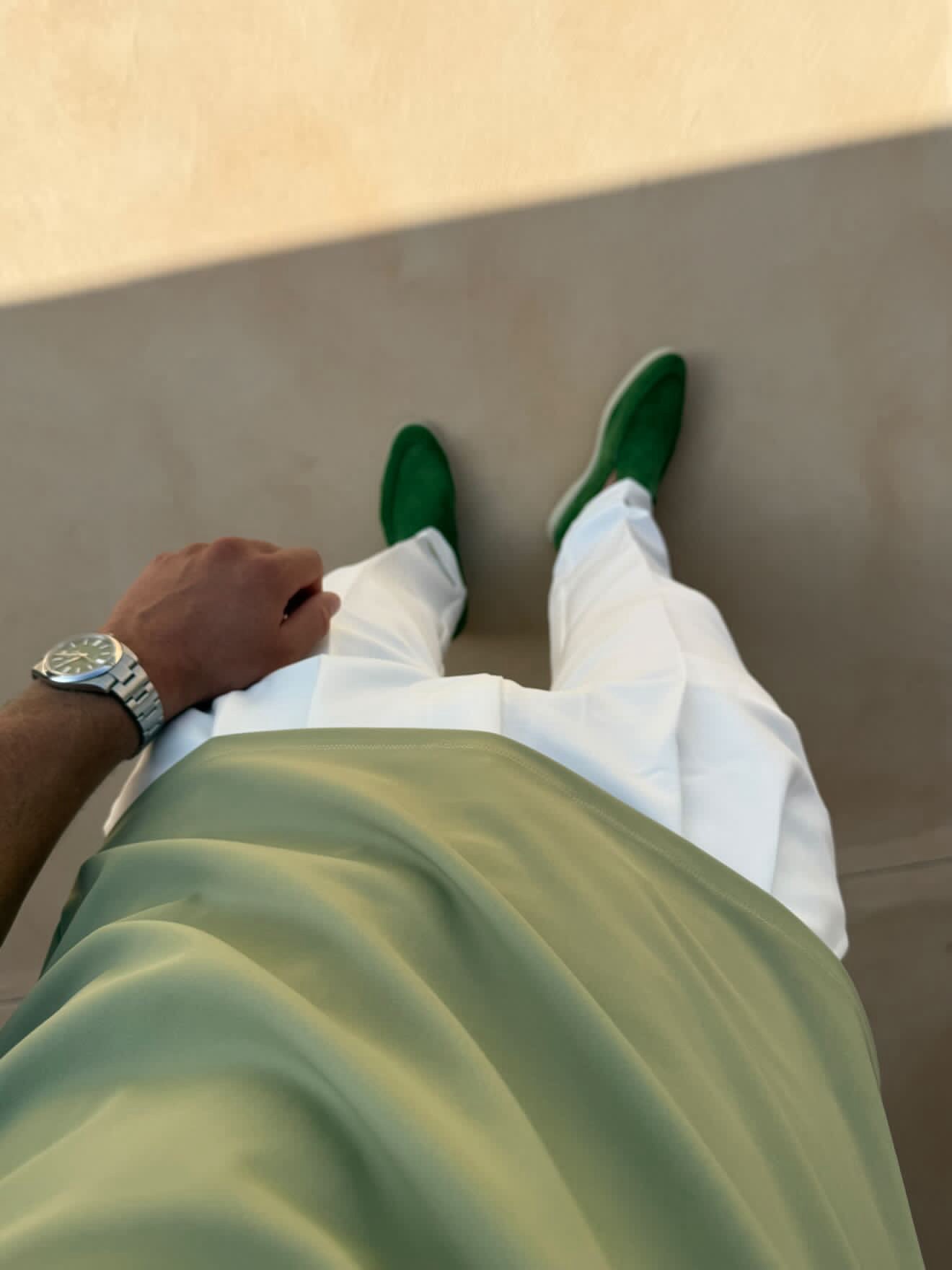 Pantalon Oxford Plissé pour homme, coloris Blanc — vue 19 | COMOCLO