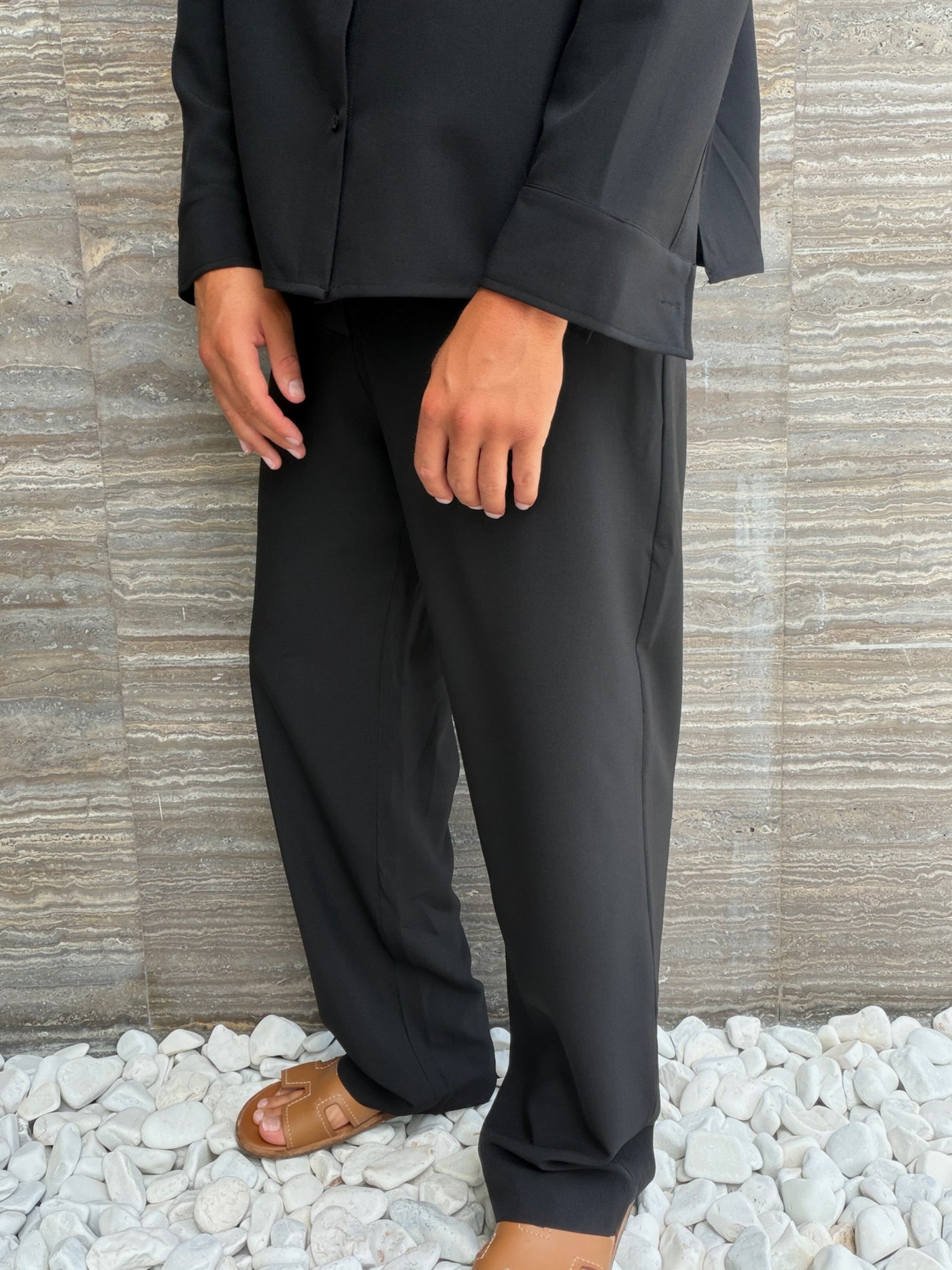 Pantalon MILOS pour homme, coloris Noir — vue 3 | COMOCLO
