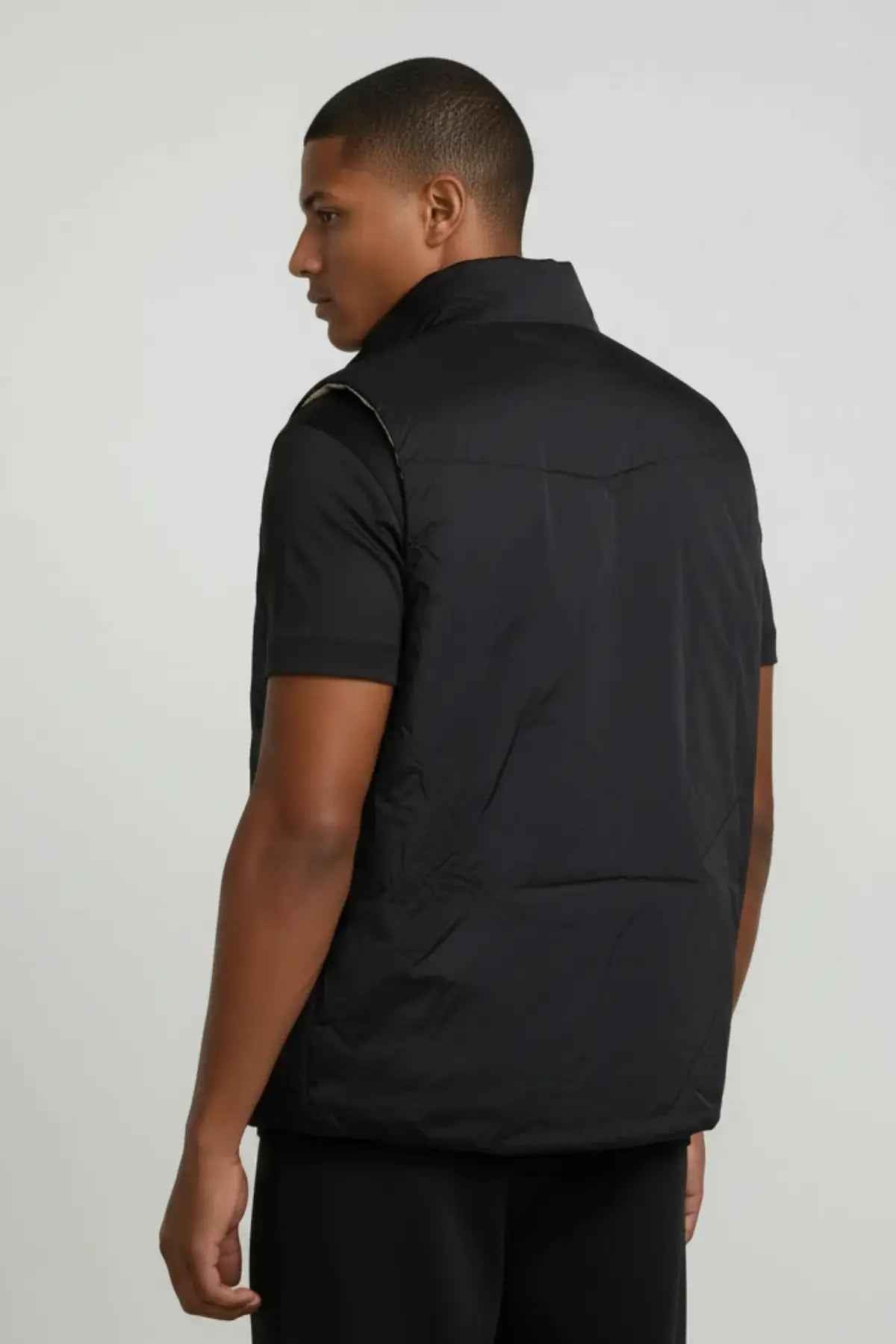 Gilet Dual Sans Manches pour homme, coloris Noir — vue 2 | COMOCLO