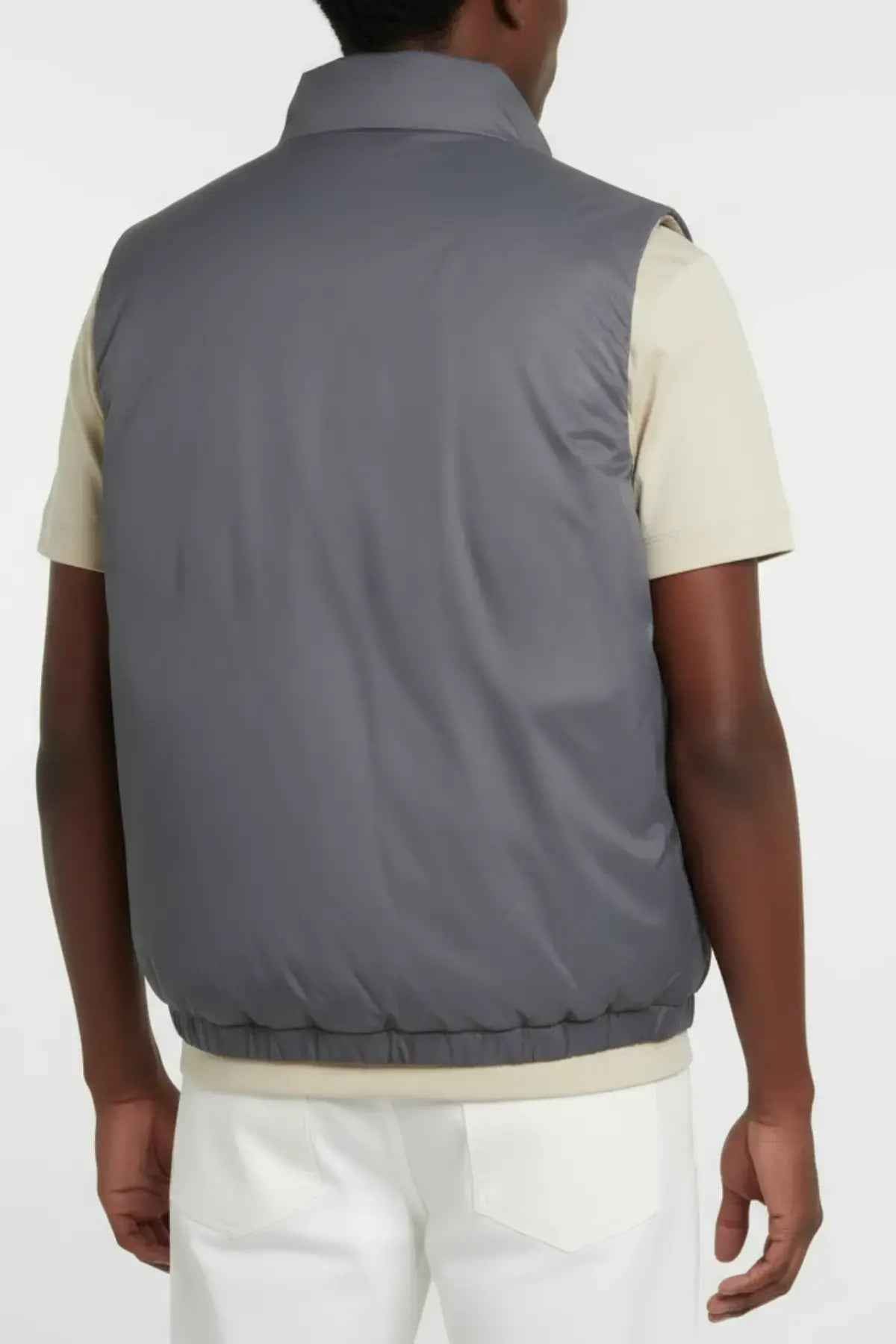 Gilet Dual Sans Manches pour homme, coloris Gris — vue 2 | COMOCLO