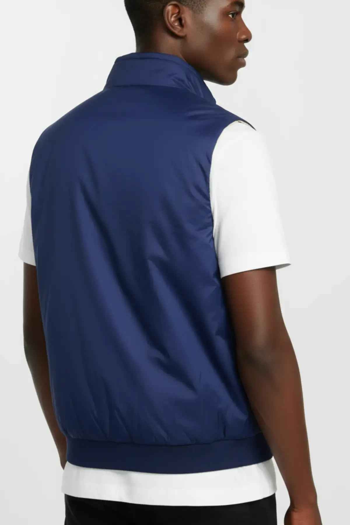 Gilet Dual Sans Manches pour homme, coloris Bleu Marine — vue 2 | COMOCLO