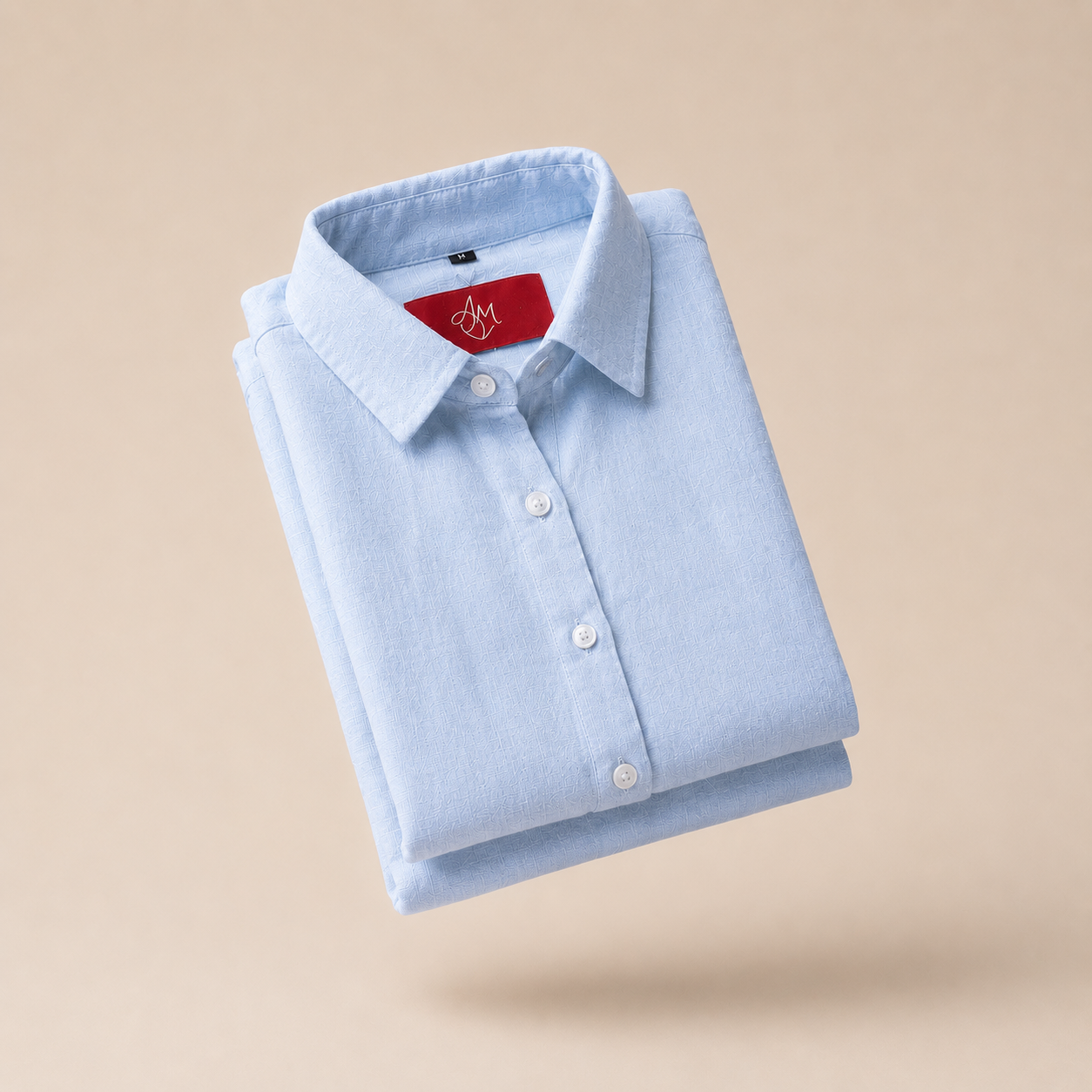 Chemise en Lin — Bleu Layette