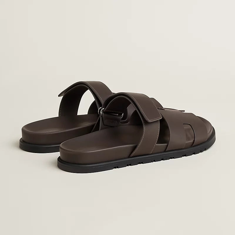 Claquettes pour homme, coloris Chocolat — vue 3 | COMOCLO