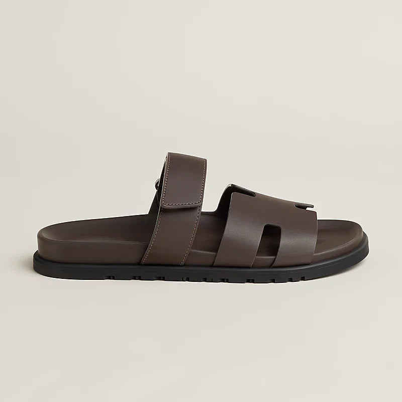 Claquettes pour homme, coloris Chocolat — vue 2 | COMOCLO