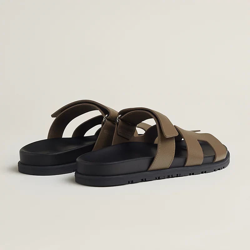 Claquettes pour homme, coloris Brun — vue 3 | COMOCLO