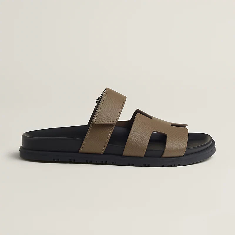 Claquettes pour homme, coloris Brun — vue 2 | COMOCLO
