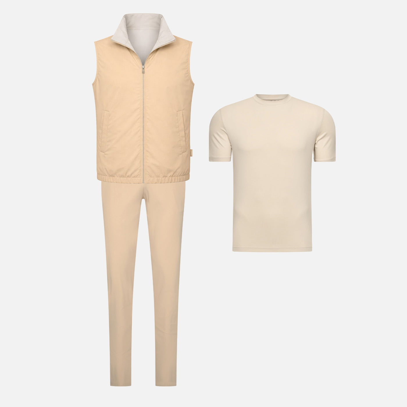 Ensemble Réversible — Beige / Crème