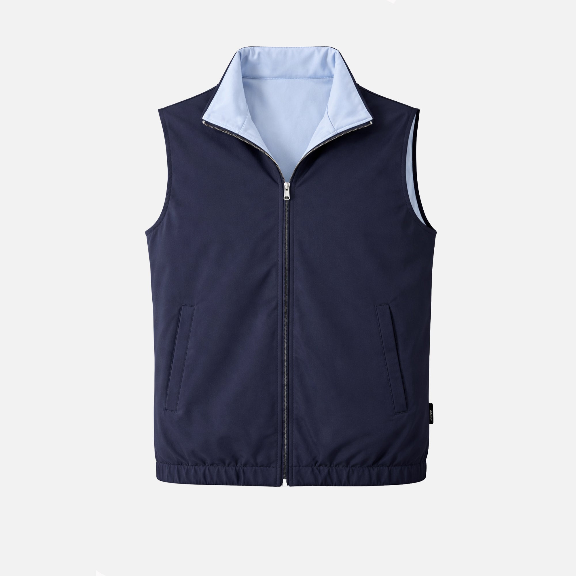 Gilet Réversible Voyage — Bleu Marine / Bleu / Bleu Layette