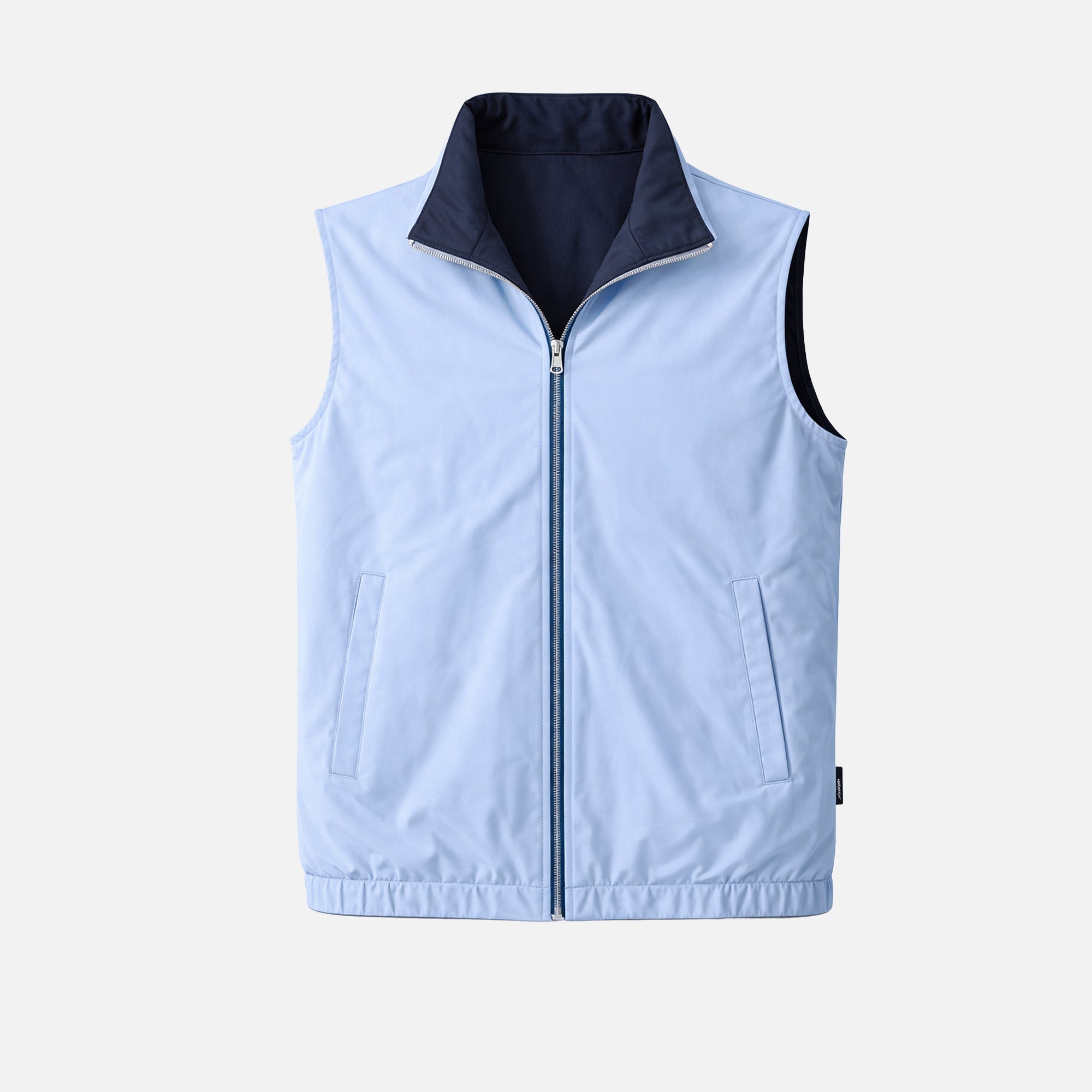 Gilet Réversible Voyage — Bleu Marine / Bleu / Bleu Layette