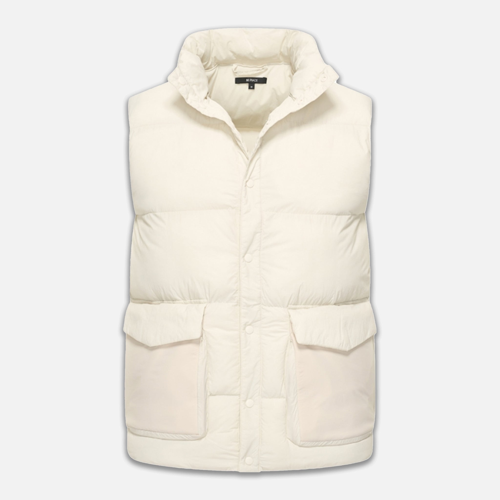 Gilet Réversible Voyage — Crème