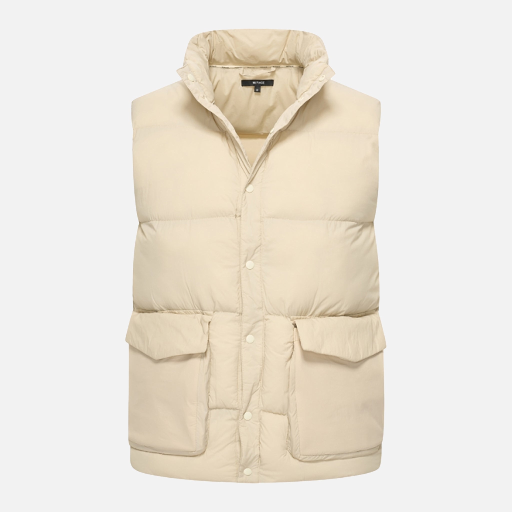 Gilet réversible Voyage écru sans manches pour homme — COMOCLO