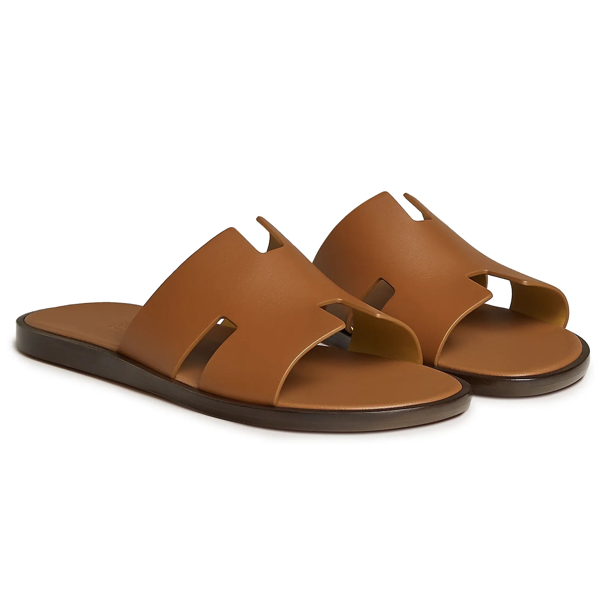 Sandales Cuir — Or — vue 2 | COMOCLO