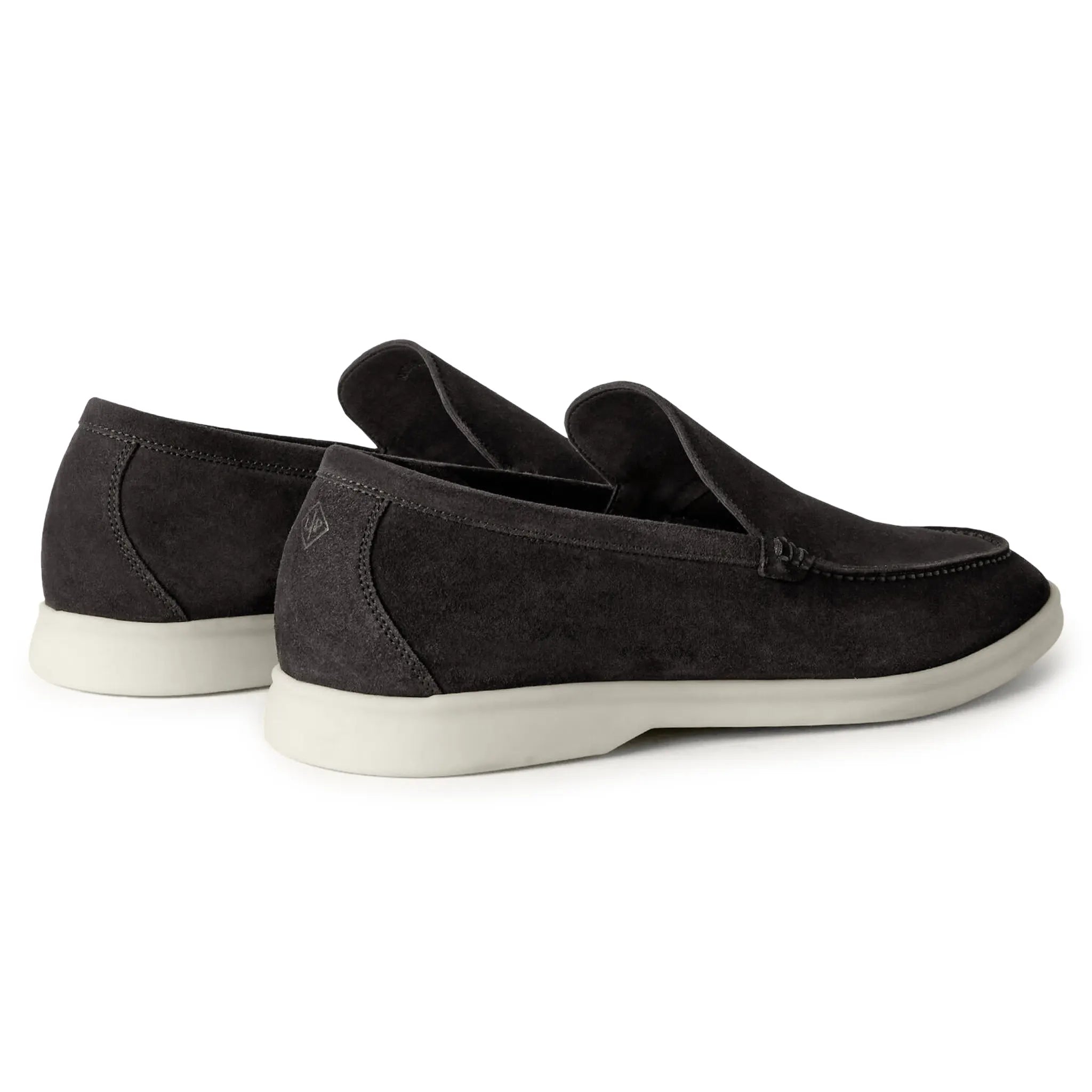 Mocassins Daim — Anthracite — vue 4 | COMOCLO