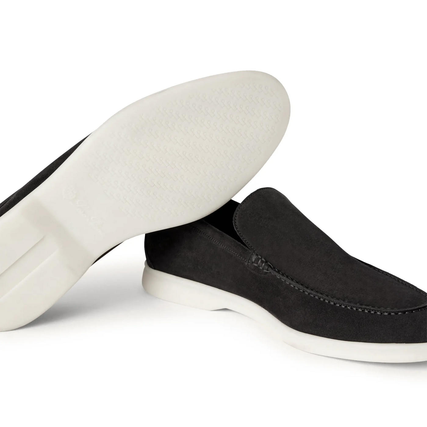 Mocassins Daim — Anthracite — vue 5 | COMOCLO