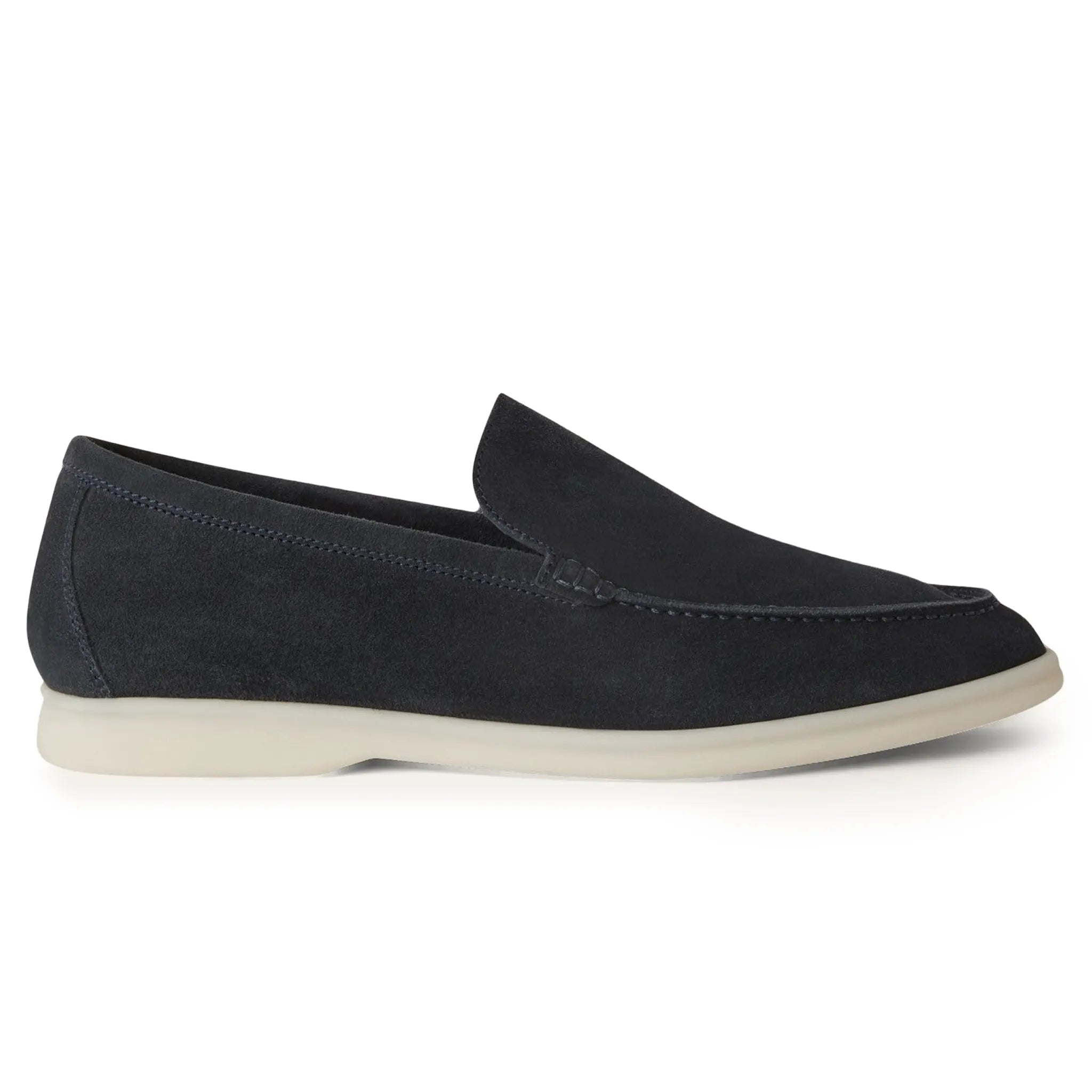 Mocassins Daim — Bleu | COMOCLO