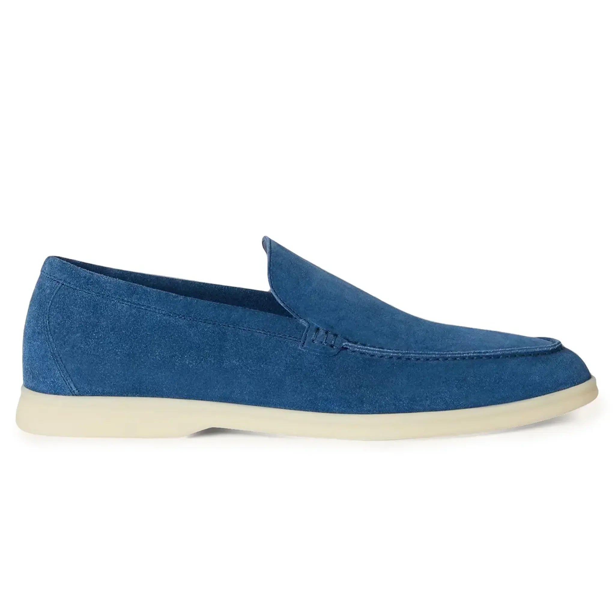 Mocassins Daim — Bleu Cobalt | COMOCLO