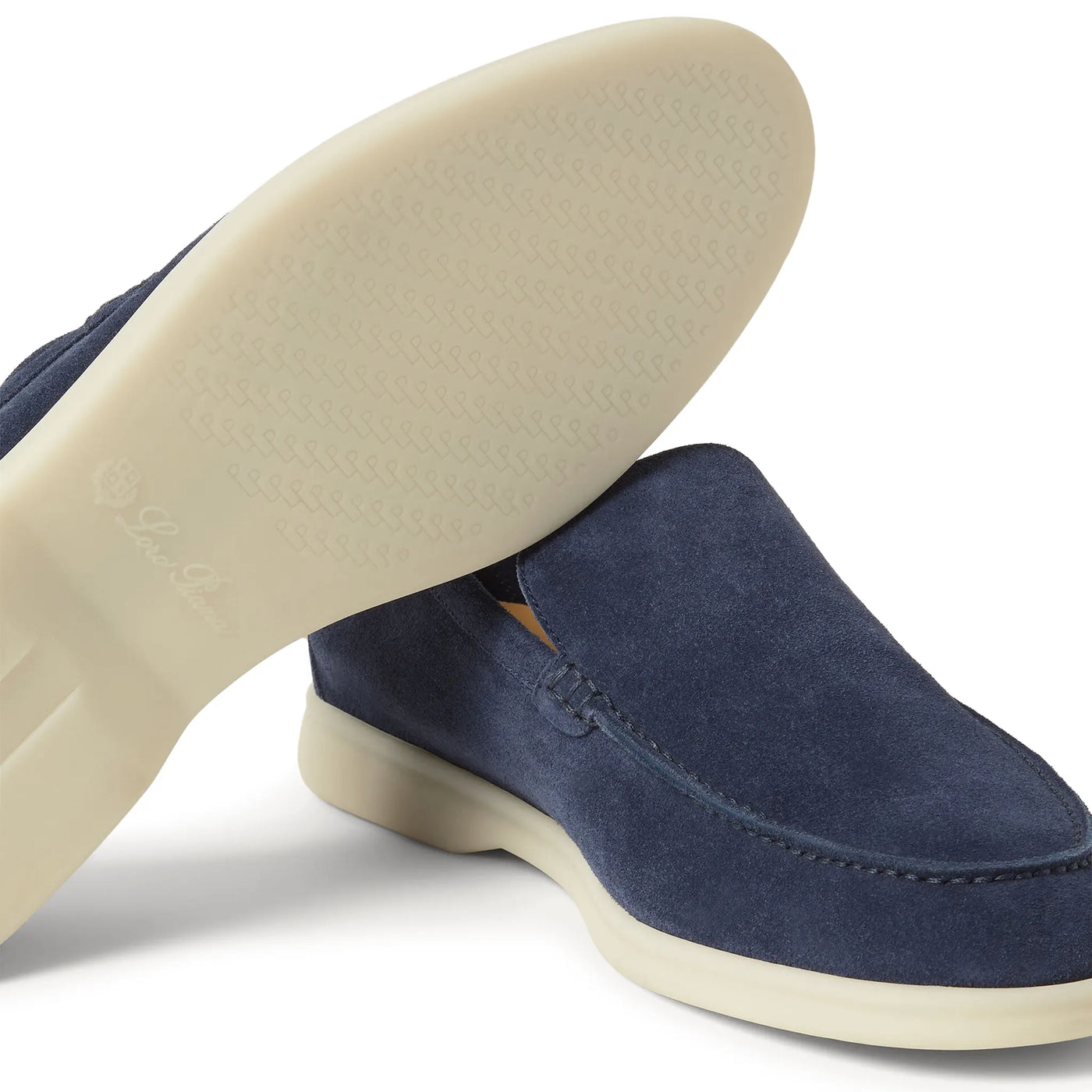 Mocassins Daim — Bleu Nuit — vue 6 | COMOCLO