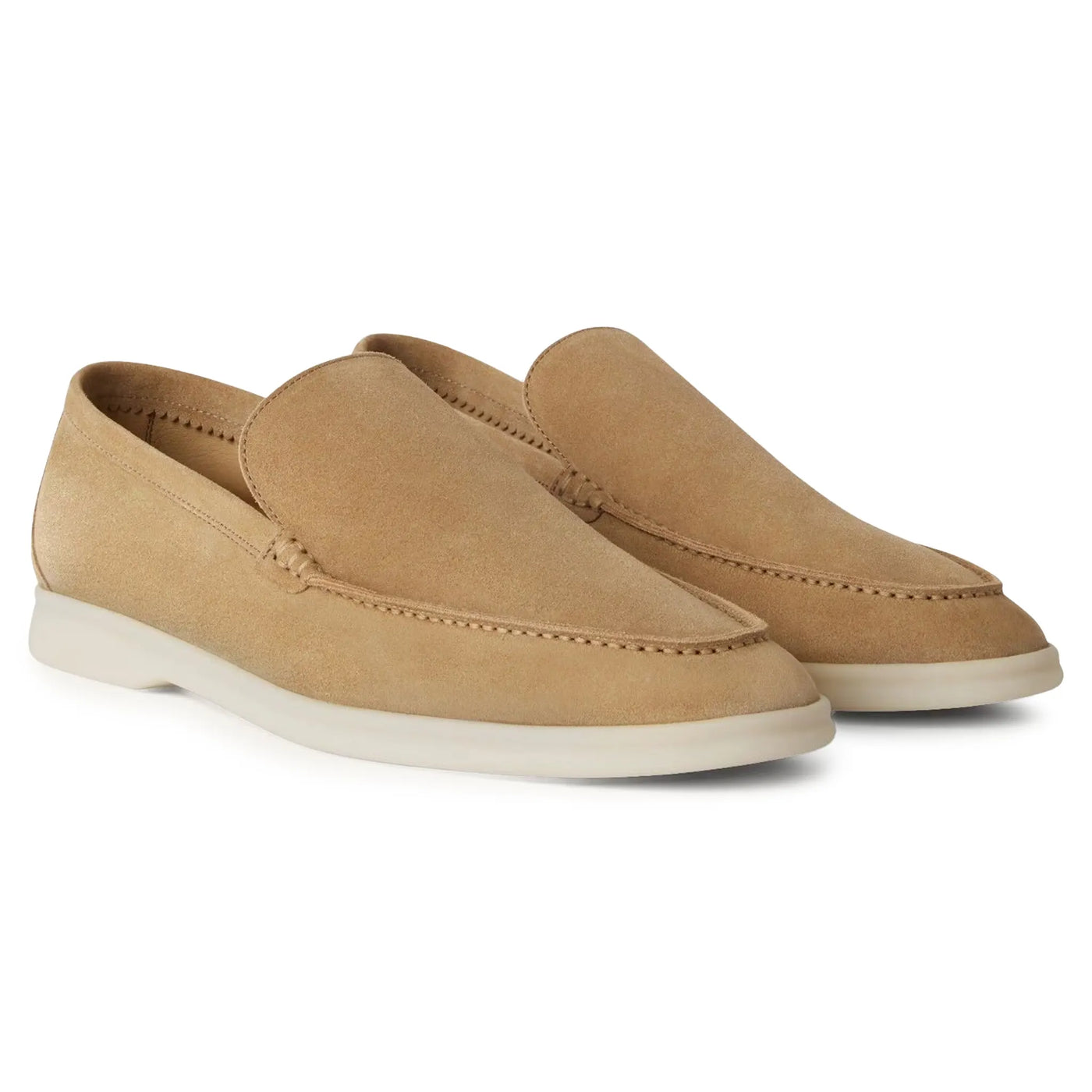 Mocassins Daim — Gris Fumé — vue 2 | COMOCLO