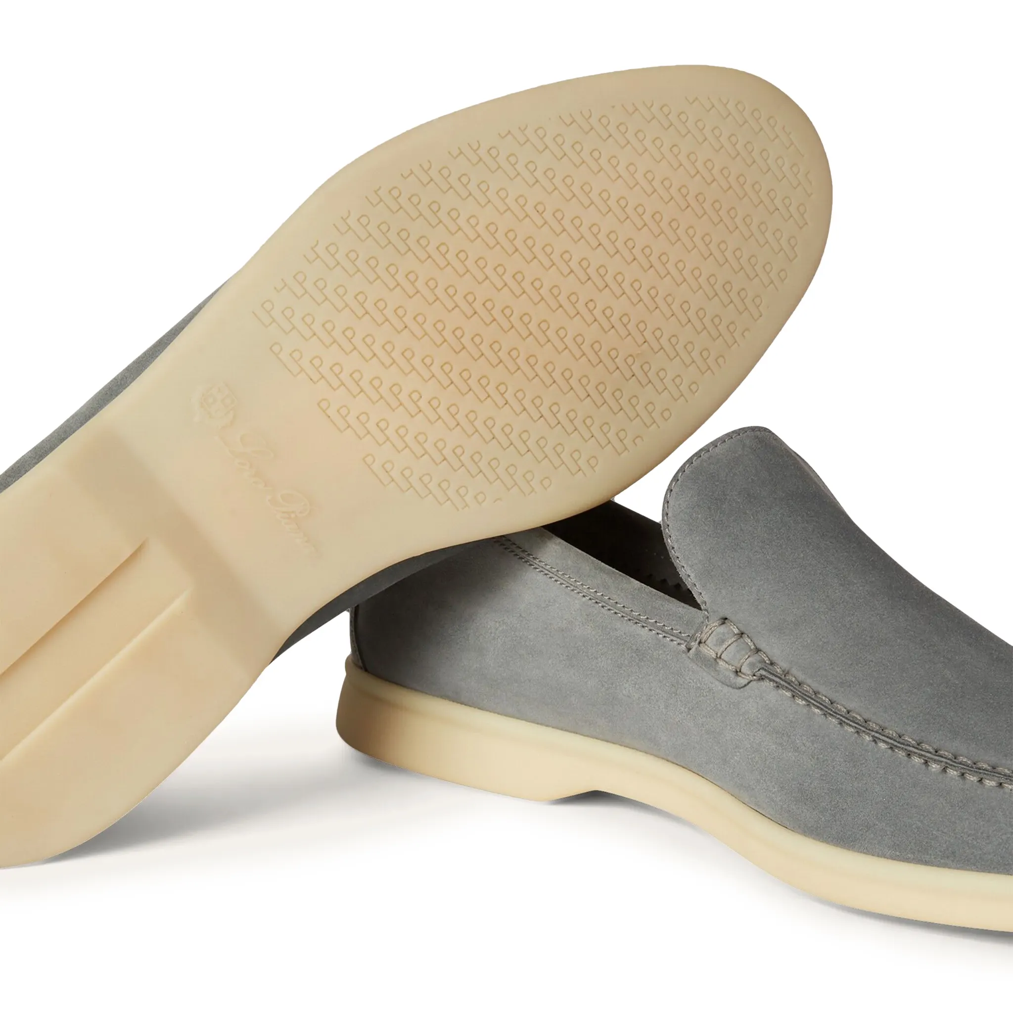 Mocassins Daim — Gris Perle — vue 5 | COMOCLO