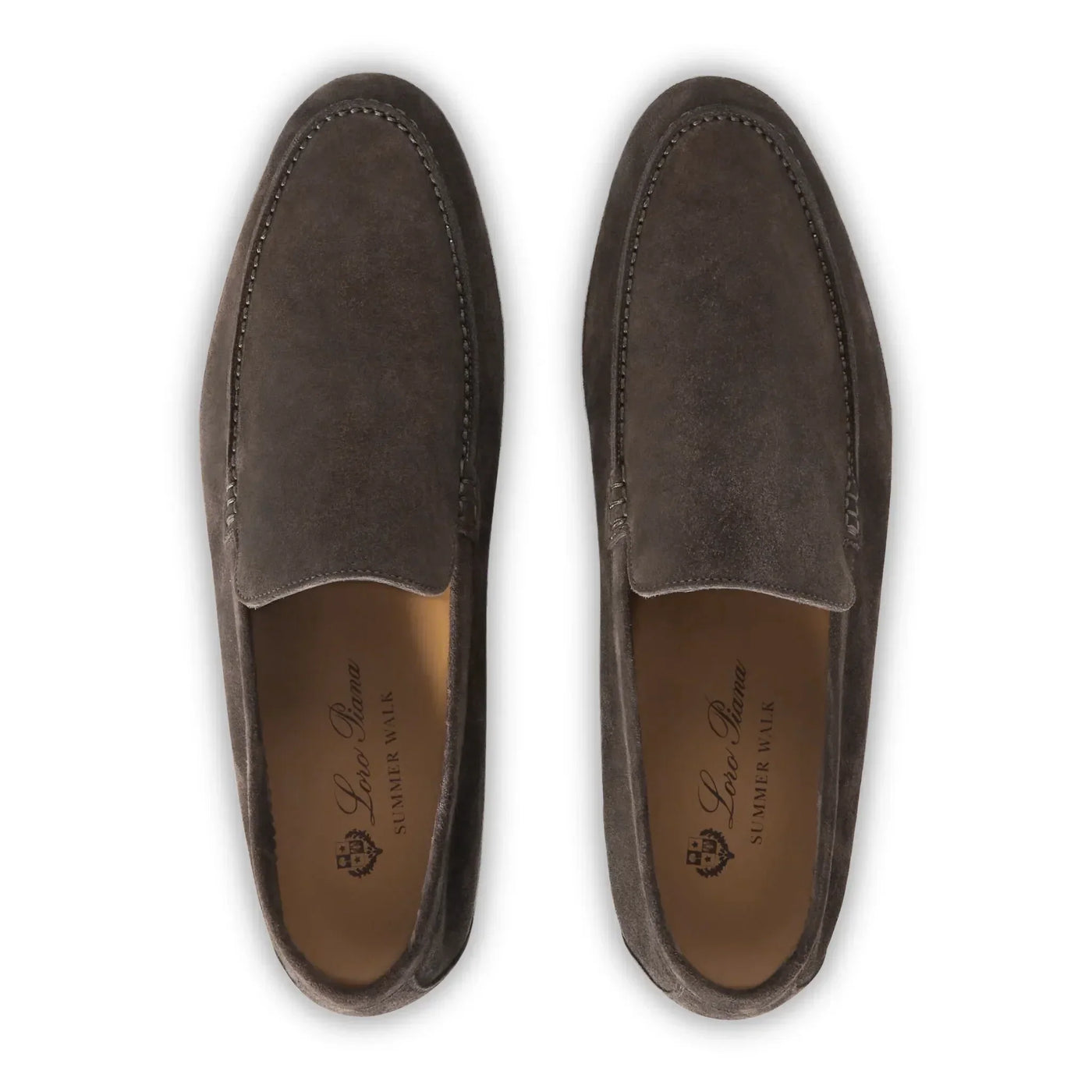 Mocassins Daim — Gris Taupe — vue 3 | COMOCLO