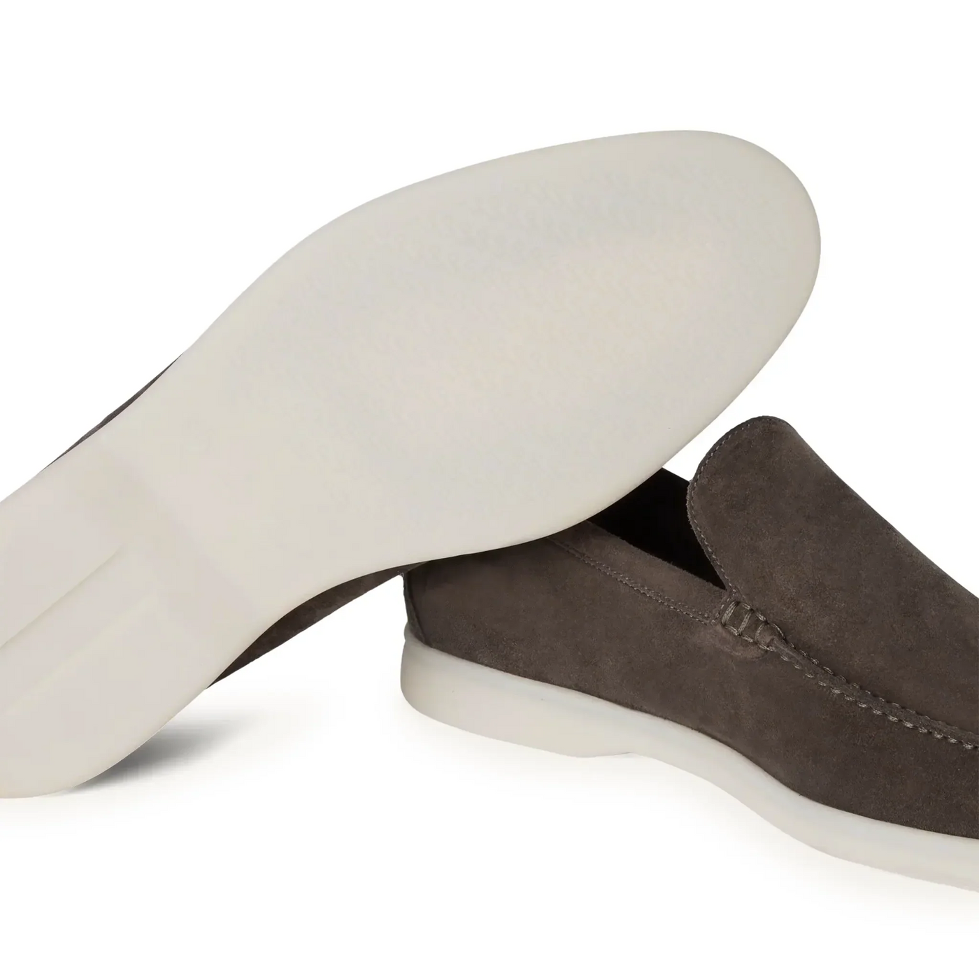 Mocassins Daim — Gris Taupe — vue 5 | COMOCLO