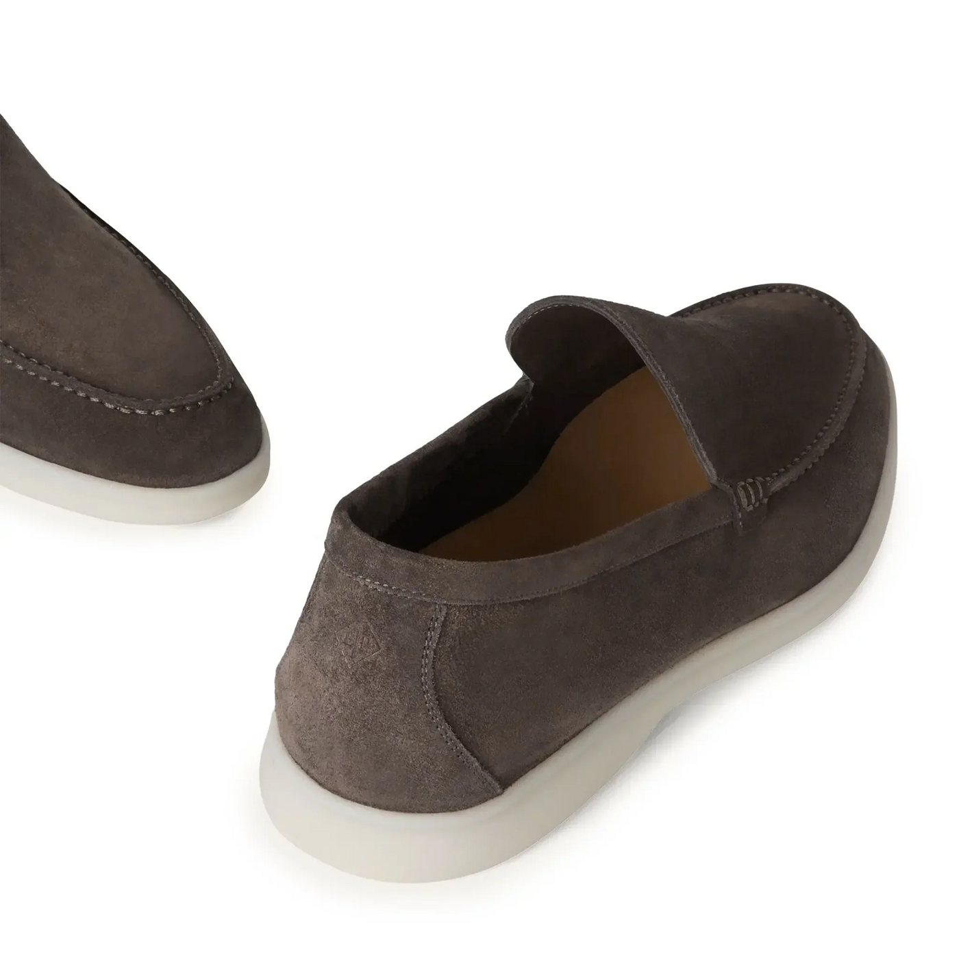 Mocassins Daim — Gris Taupe — vue 6 | COMOCLO