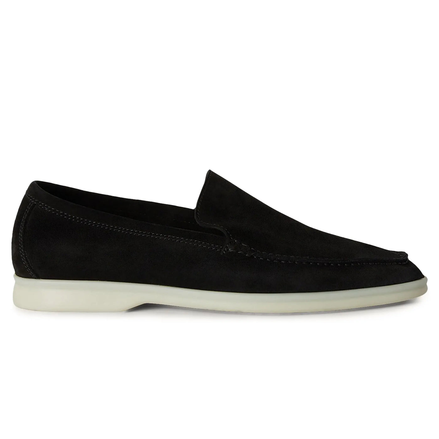 Mocassins Daim — Noir | COMOCLO