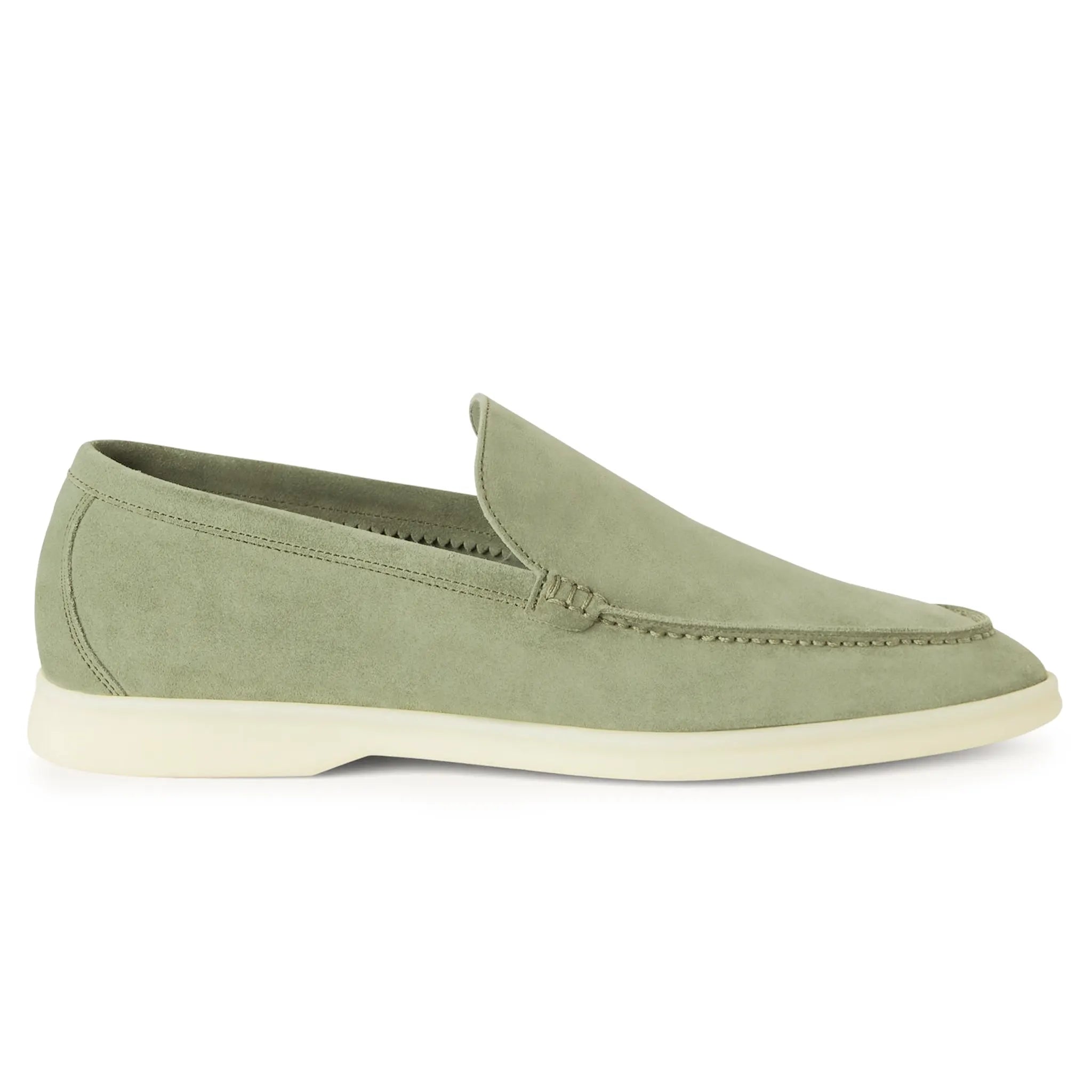Mocassins Daim — Vert | COMOCLO