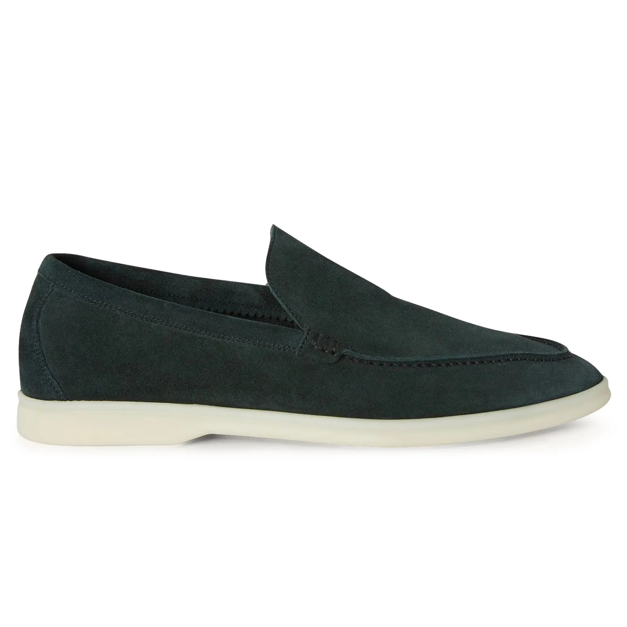 Mocassins Daim — Vert Foncé | COMOCLO