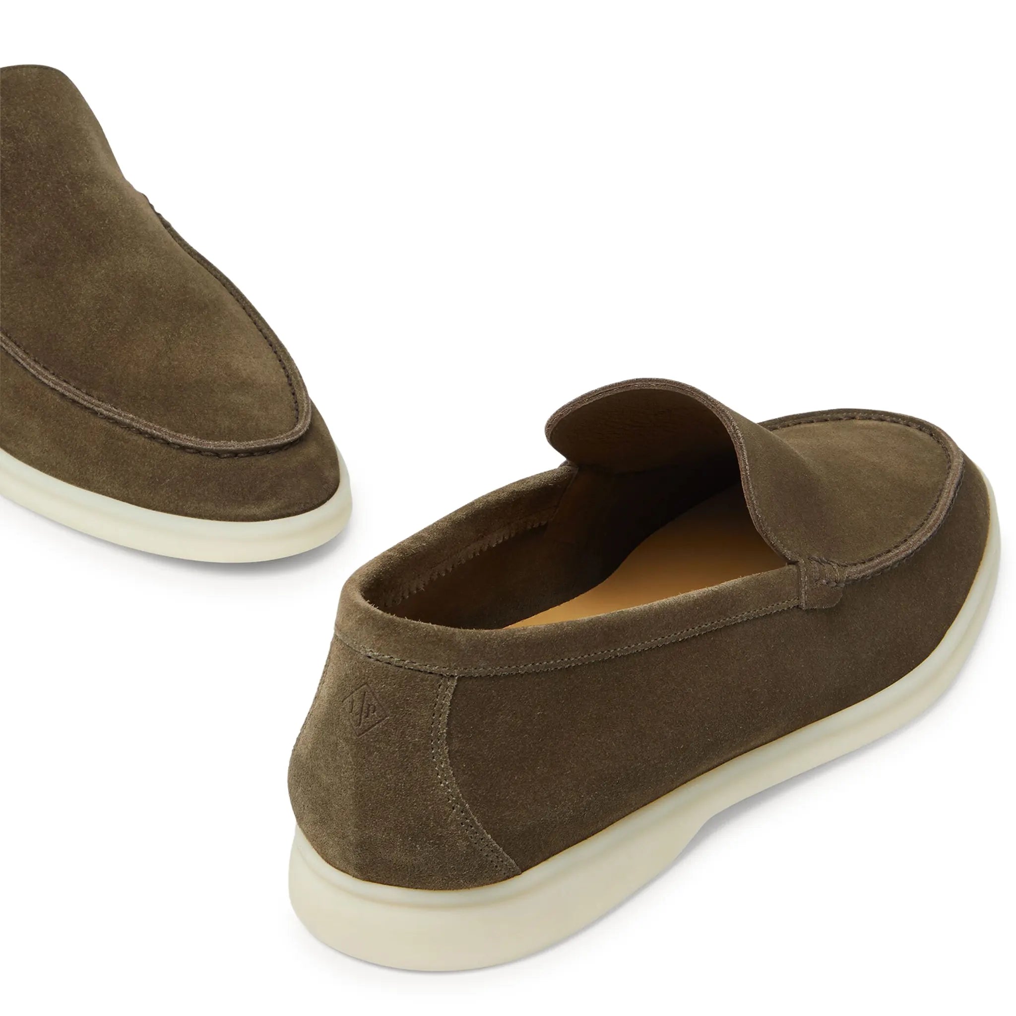 Mocassins Daim — Vert Mousse — vue 5 | COMOCLO
