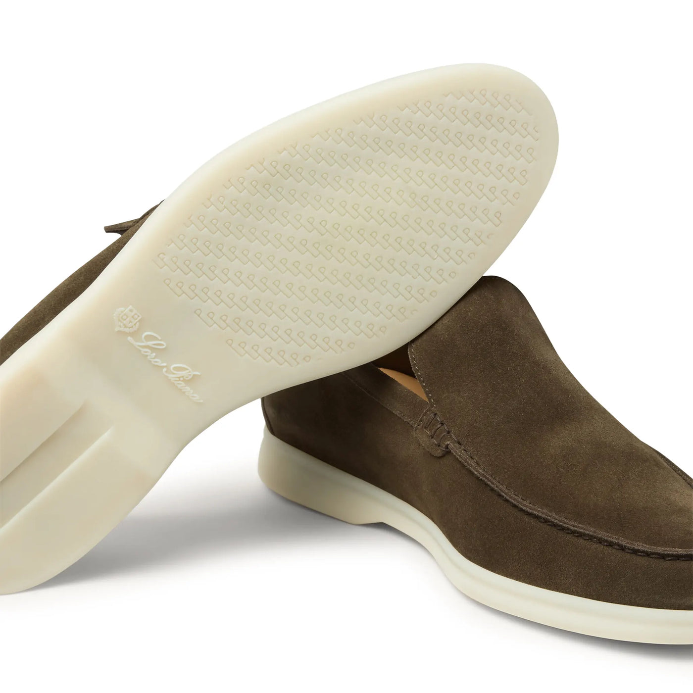 Mocassins Daim — Vert Mousse — vue 6 | COMOCLO