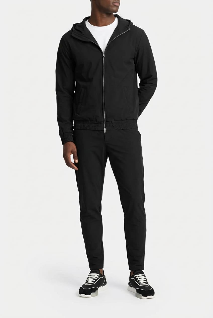 Ensemble Signature à Capuche pour homme, coloris Noir — vue 3 | COMOCLO
