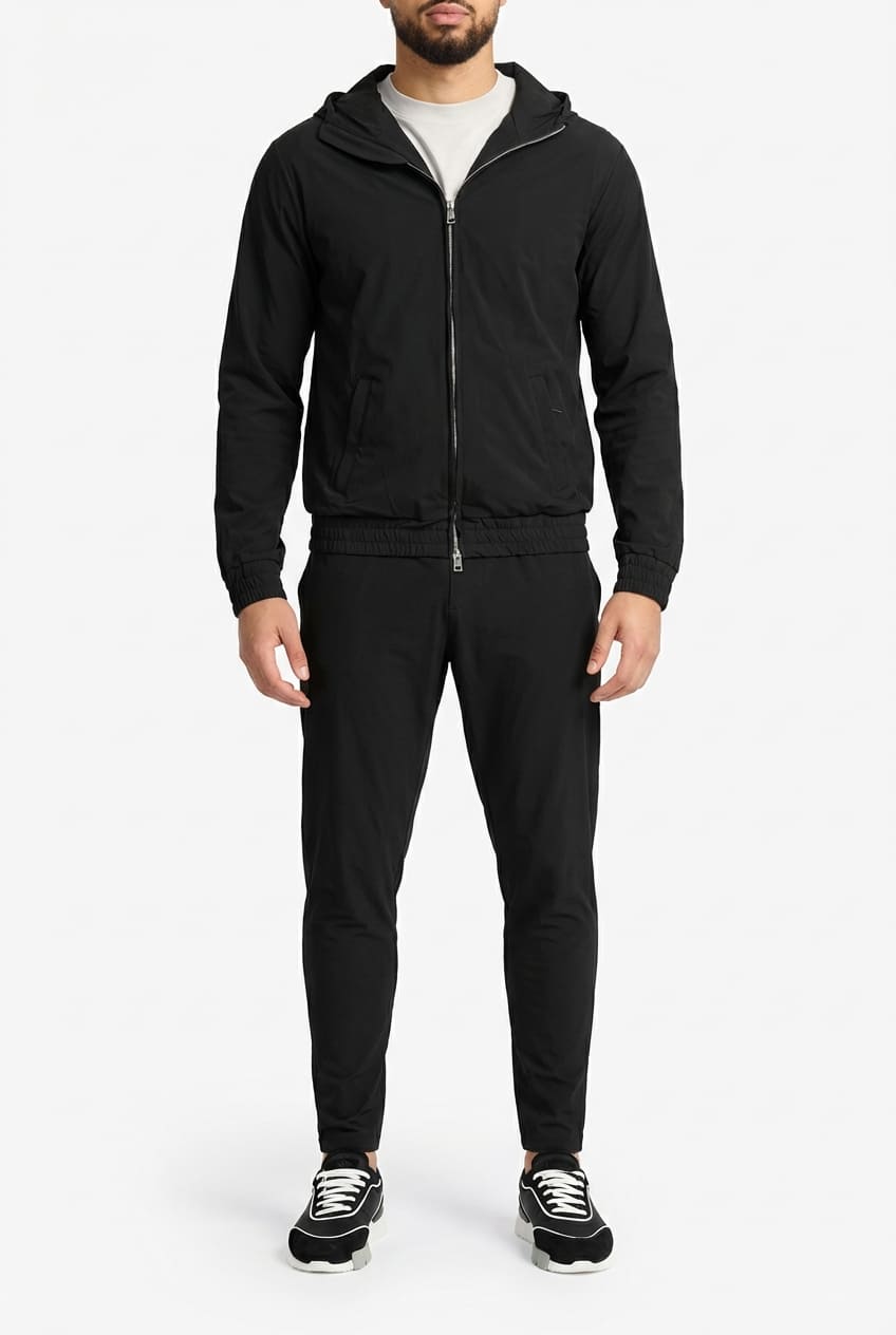 Ensemble Signature à Capuche pour homme, coloris Noir — vue 4 | COMOCLO