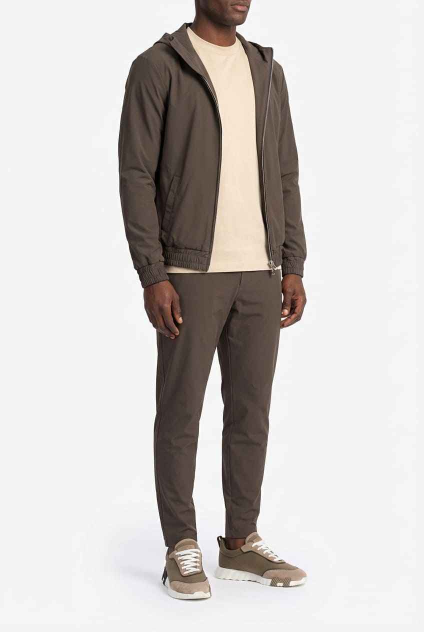 Ensemble Signature à Capuche pour homme, coloris Cognac — vue 2 | COMOCLO