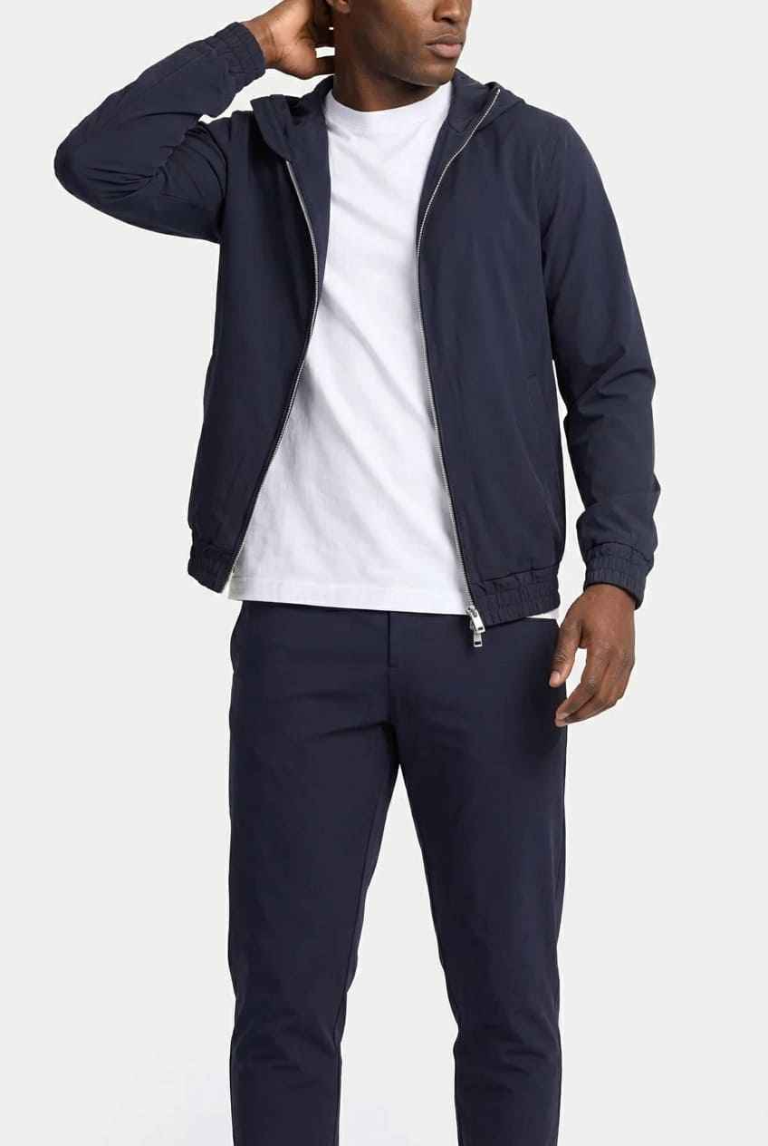 Ensemble Signature à Capuche pour homme, coloris Bleu Marine — vue 6 | COMOCLO