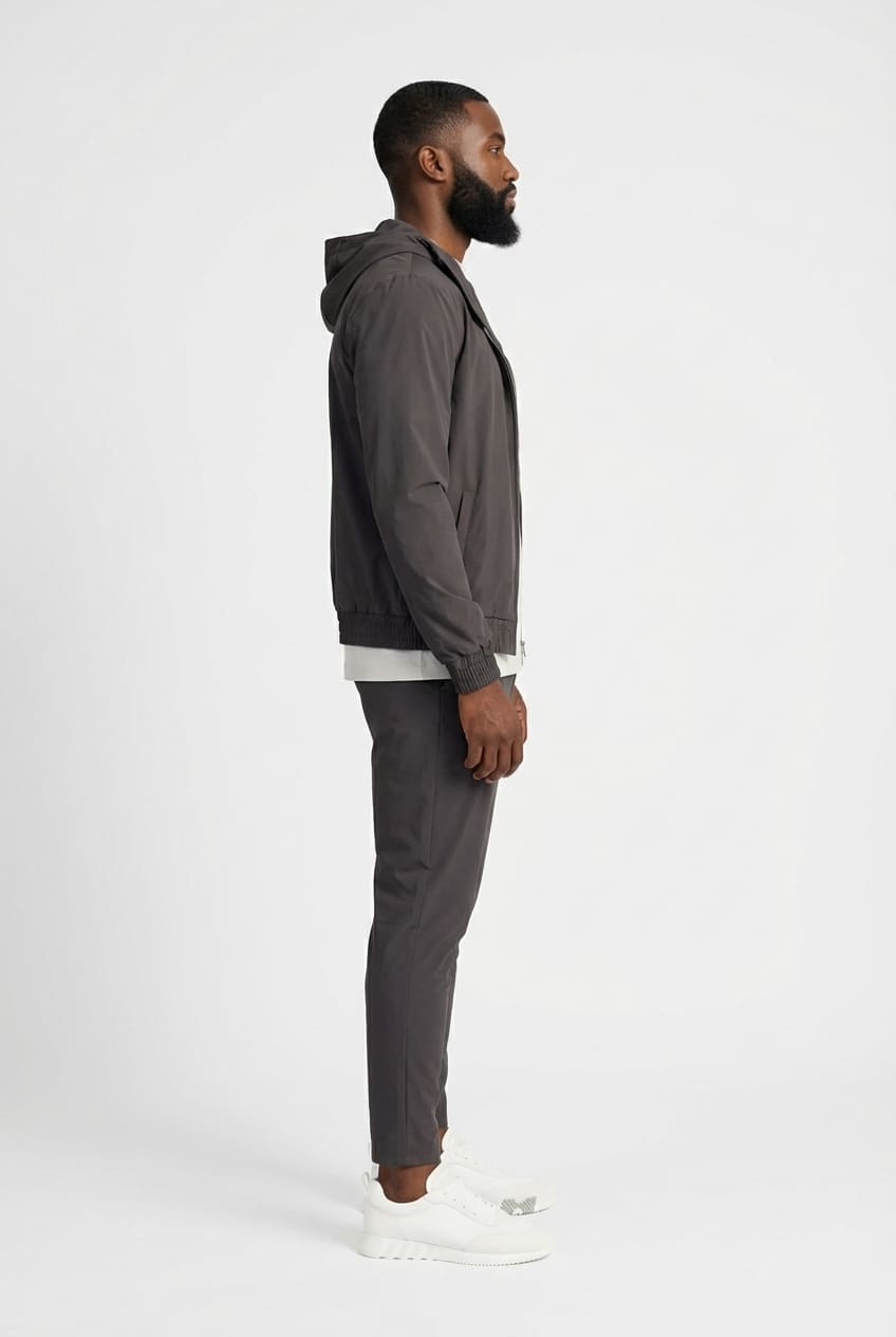 Ensemble Signature à Capuche pour homme, coloris Anthracite — vue 5 | COMOCLO