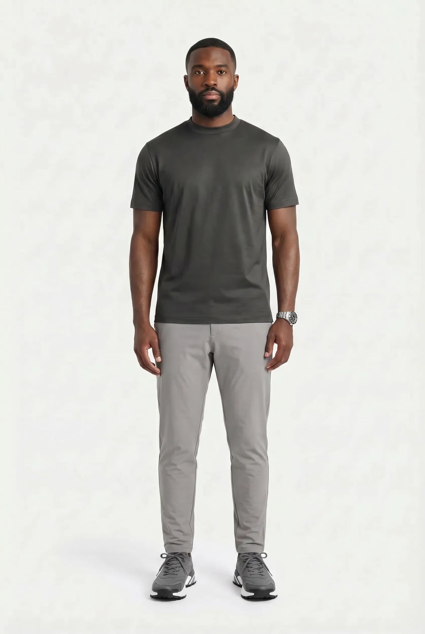 T-shirt Luxe pour homme, coloris Anthracite — vue 3 | COMOCLO