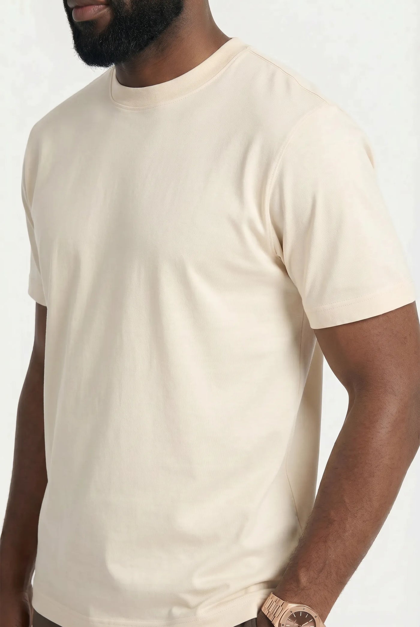 T-shirt Luxe pour homme, coloris Sable — vue 2 | COMOCLO