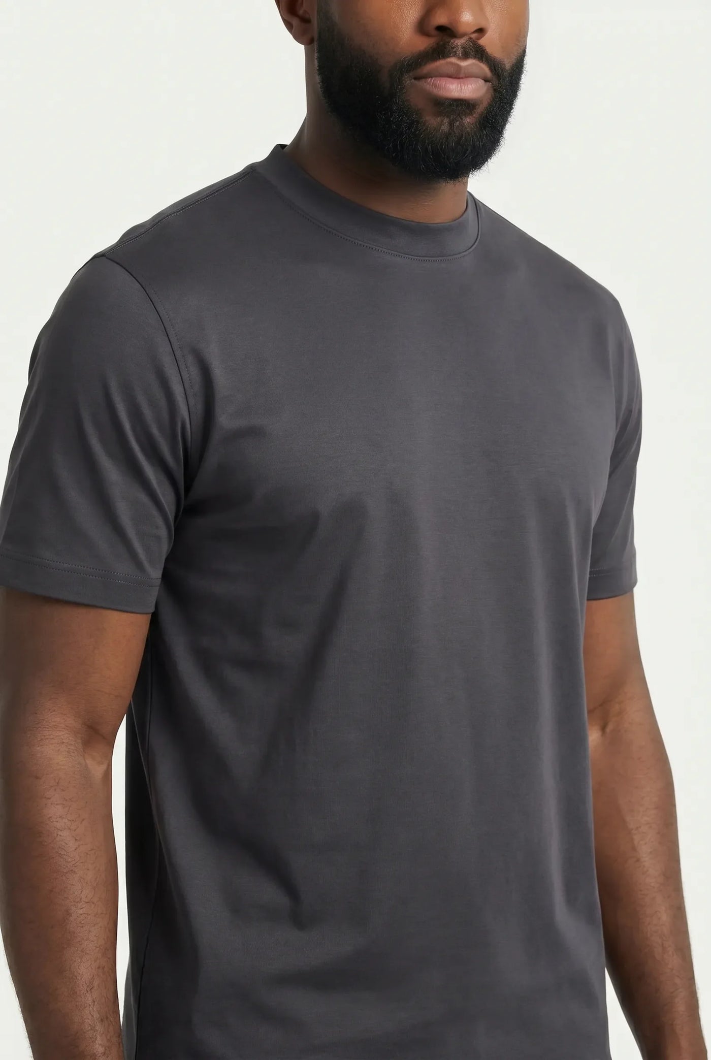 T-shirt Luxe pour homme, coloris Anthracite — vue 2 | COMOCLO