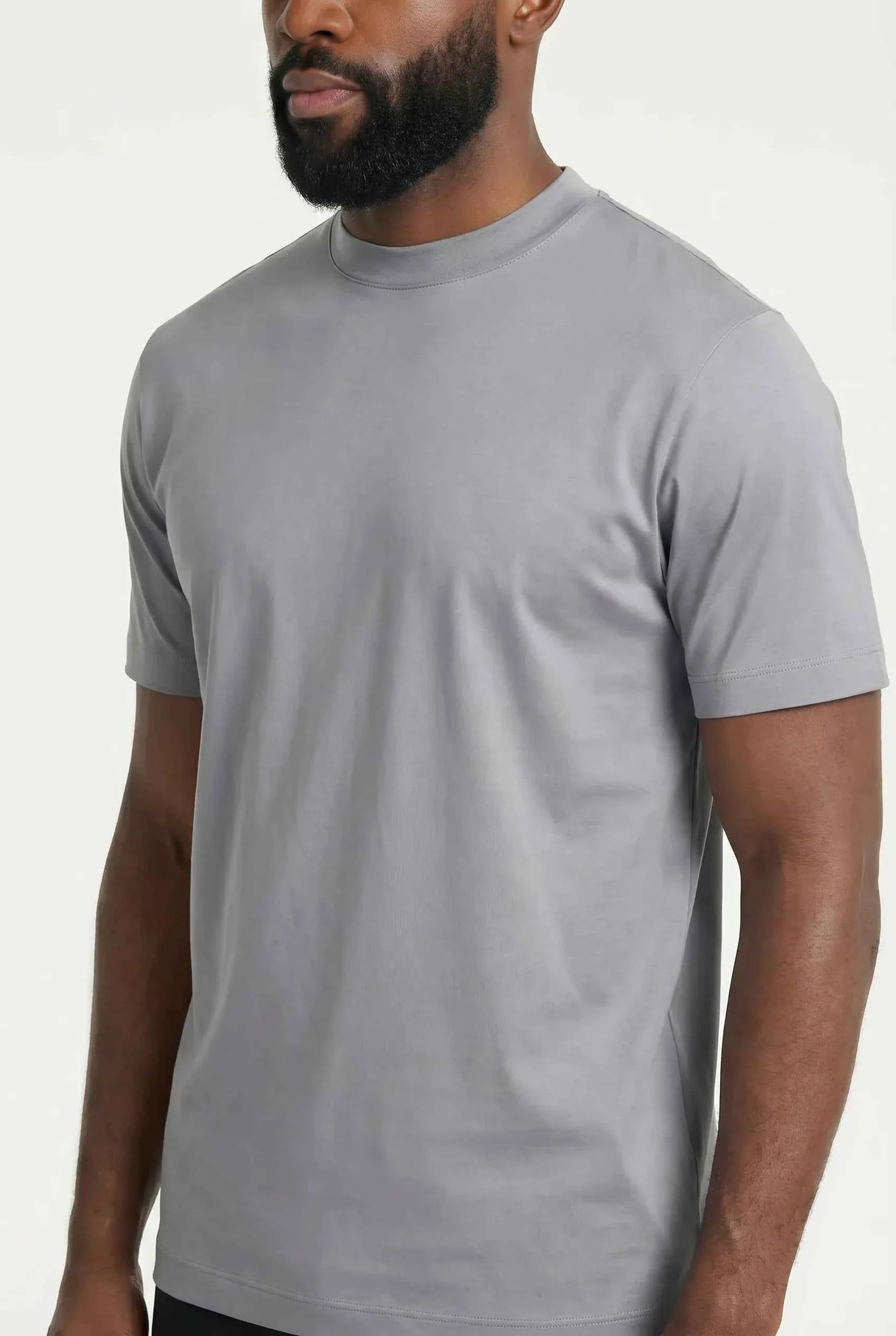 T-shirt Luxe pour homme, coloris Gris Perle — vue 3 | COMOCLO