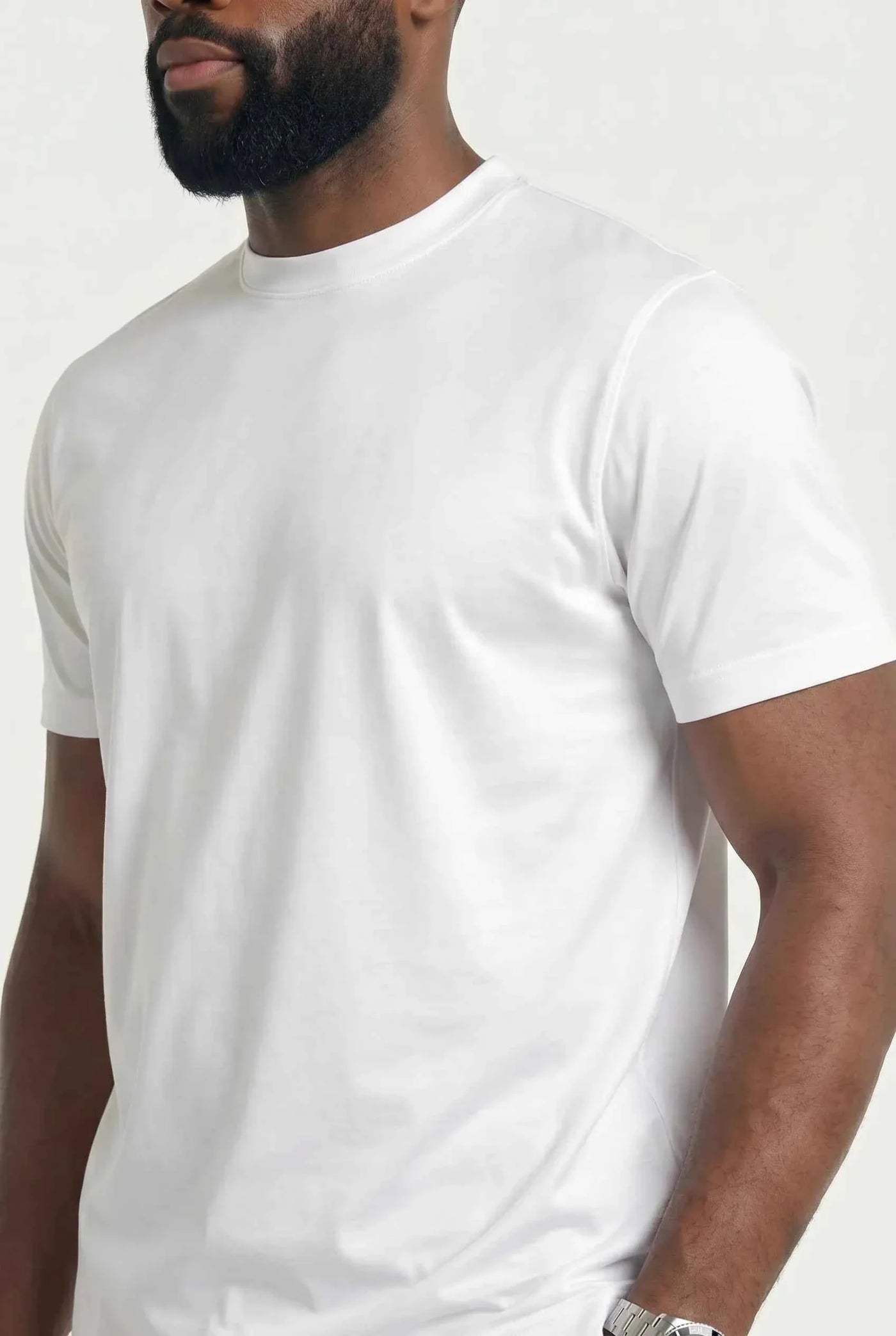 T-shirt Luxe pour homme, coloris Blanc — vue 3 | COMOCLO