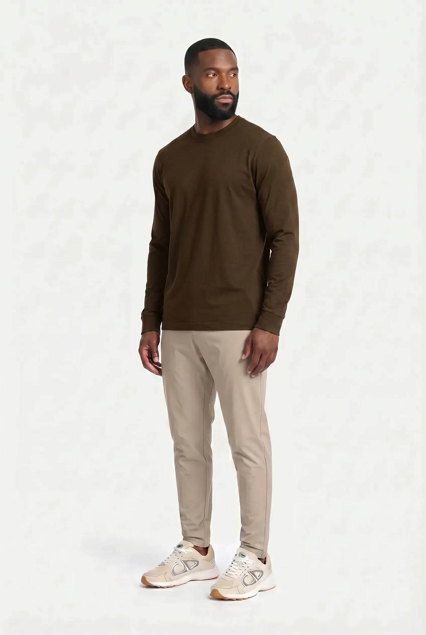 T-shirt Manches Longues Luxe pour homme, coloris Cognac | COMOCLO