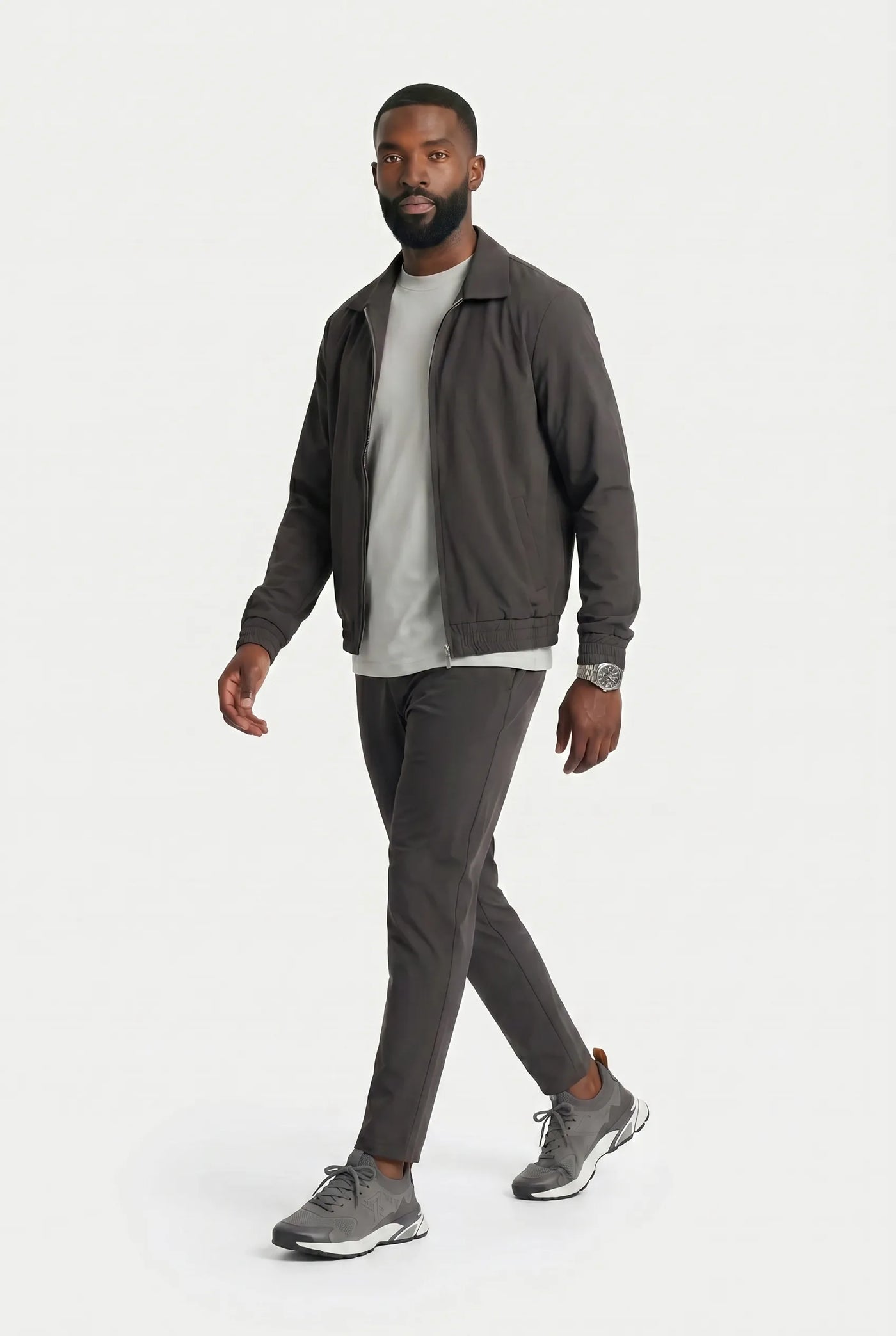 Ensemble Signature pour homme, coloris Anthracite — vue 3 | COMOCLO