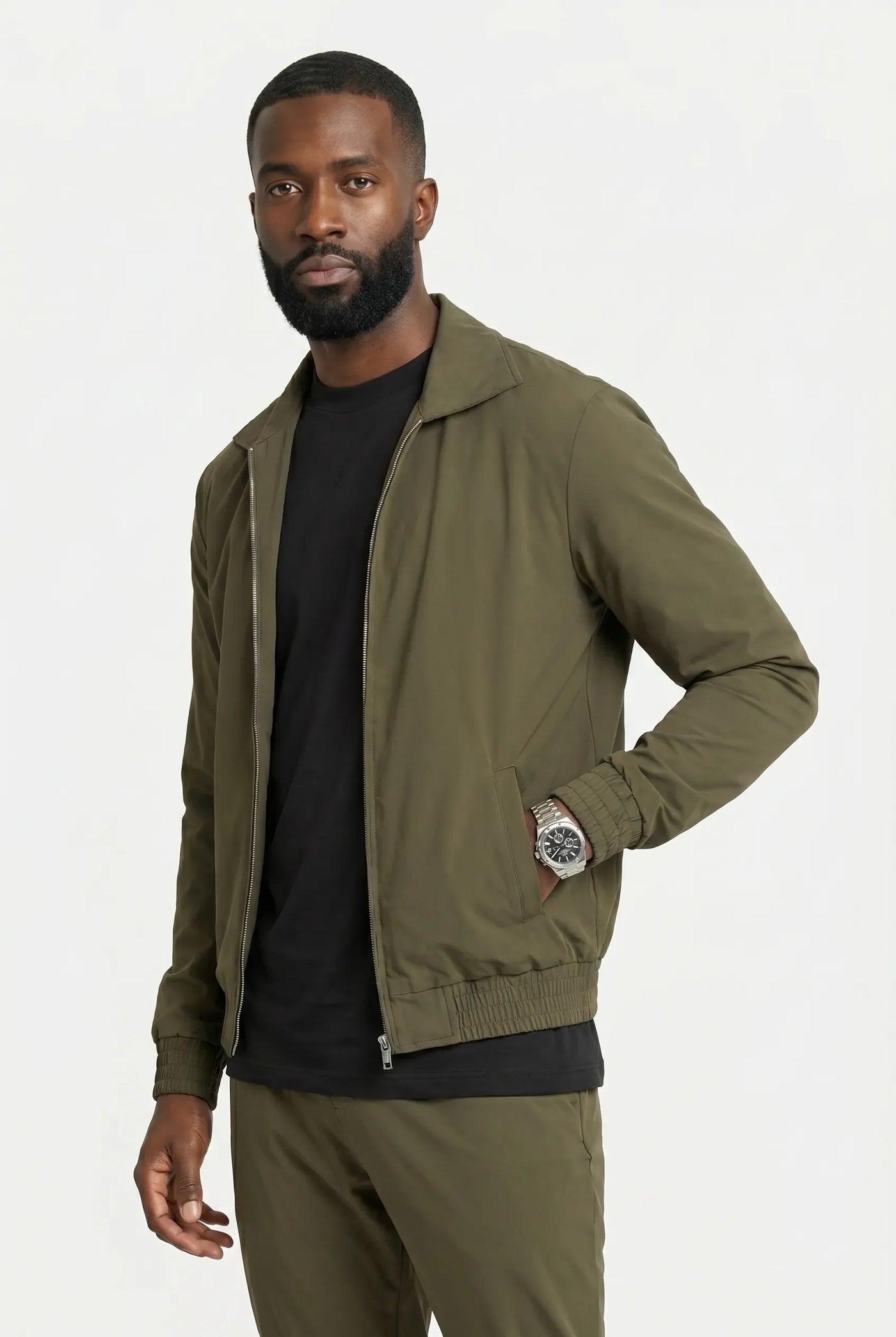 Ensemble Signature pour homme, coloris Olive — vue 5 | COMOCLO