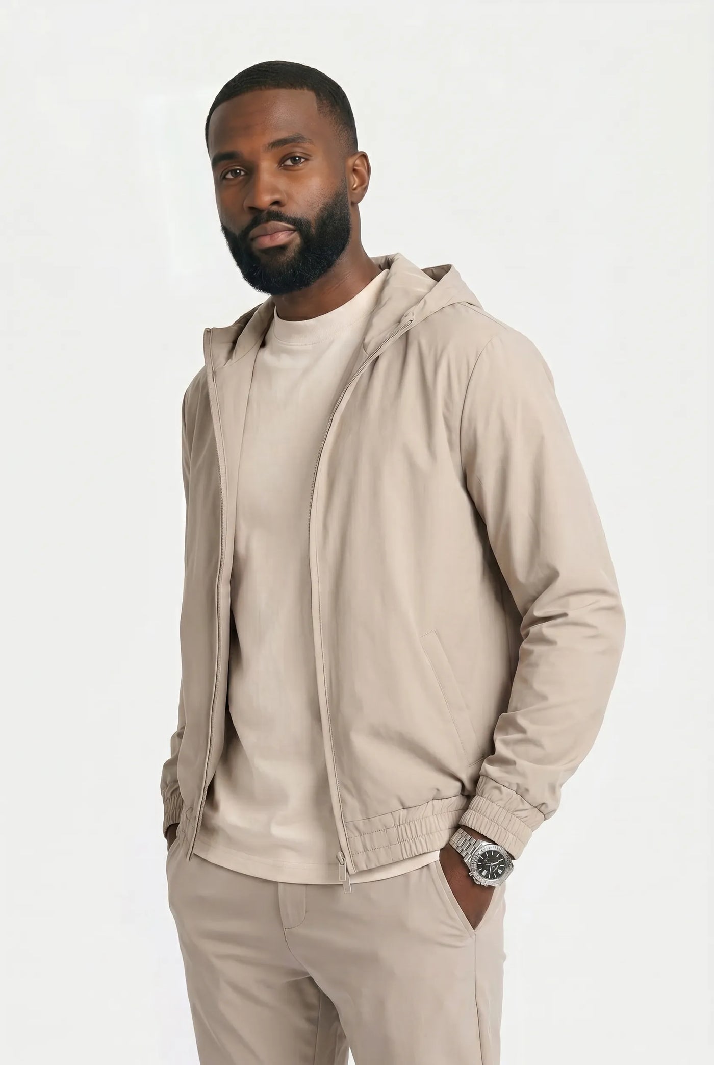 Ensemble Signature à Capuche pour homme, coloris Sable — vue 6 | COMOCLO