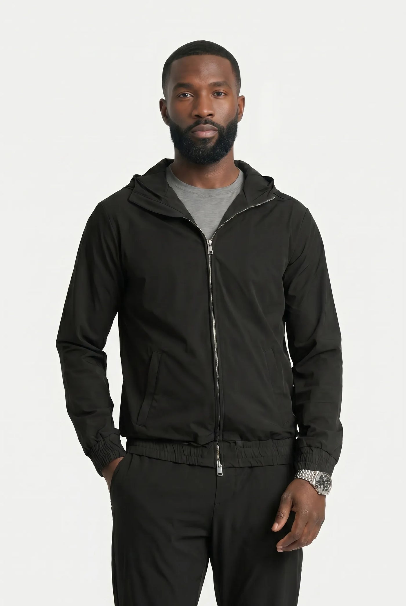 Ensemble Signature à Capuche pour homme, coloris Noir — vue 6 | COMOCLO