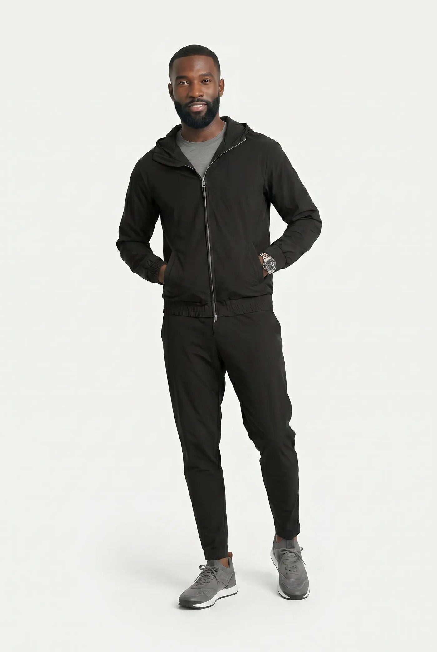 Ensemble Signature à Capuche pour homme, coloris Noir | COMOCLO