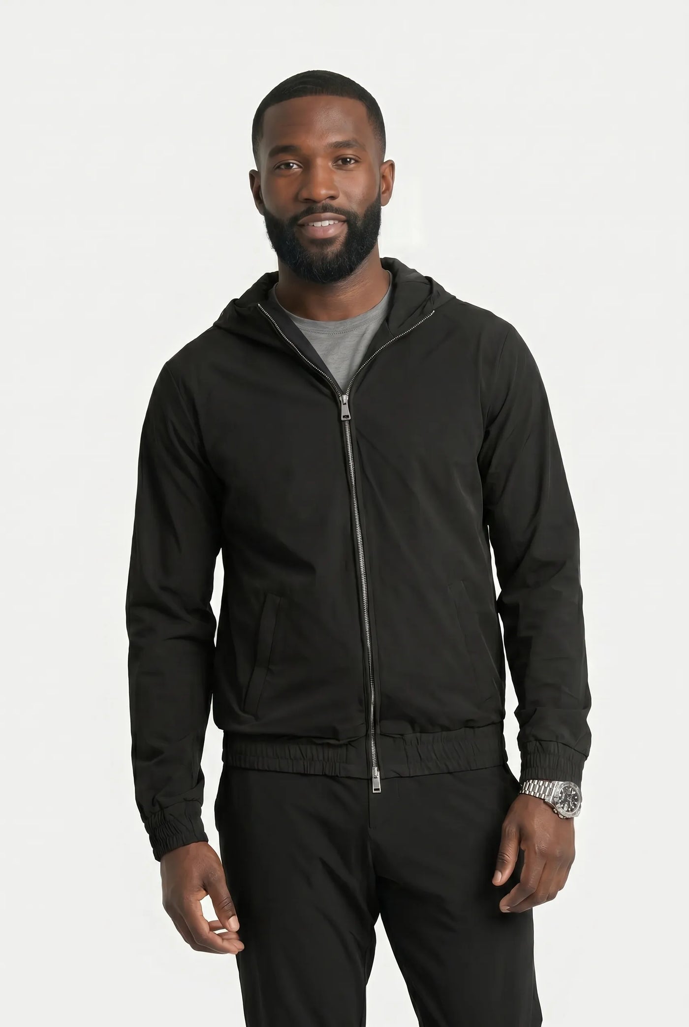 Ensemble Signature à Capuche pour homme, coloris Noir — vue 2 | COMOCLO
