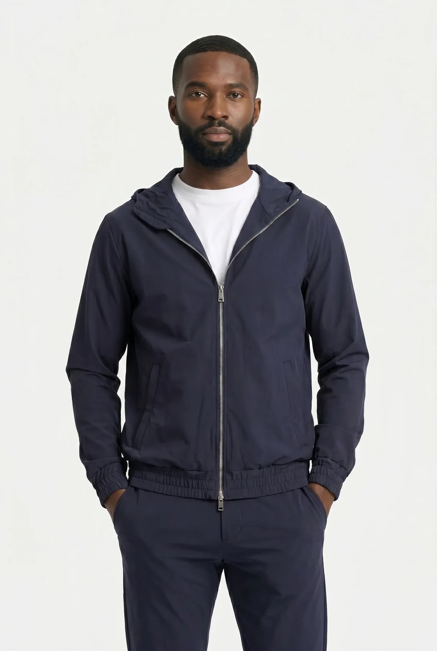 Ensemble Signature à Capuche pour homme, coloris Bleu Marine — vue 2 | COMOCLO